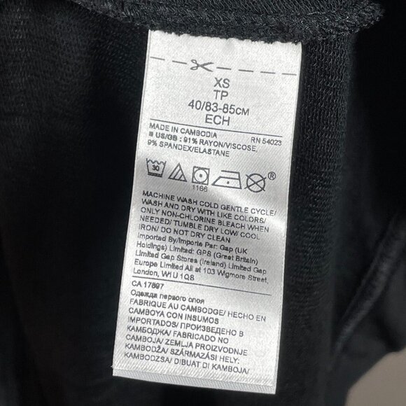 NEW Banana Republic Dress Womens XS black shift a line preppy casual classic - Picture 6 of 9